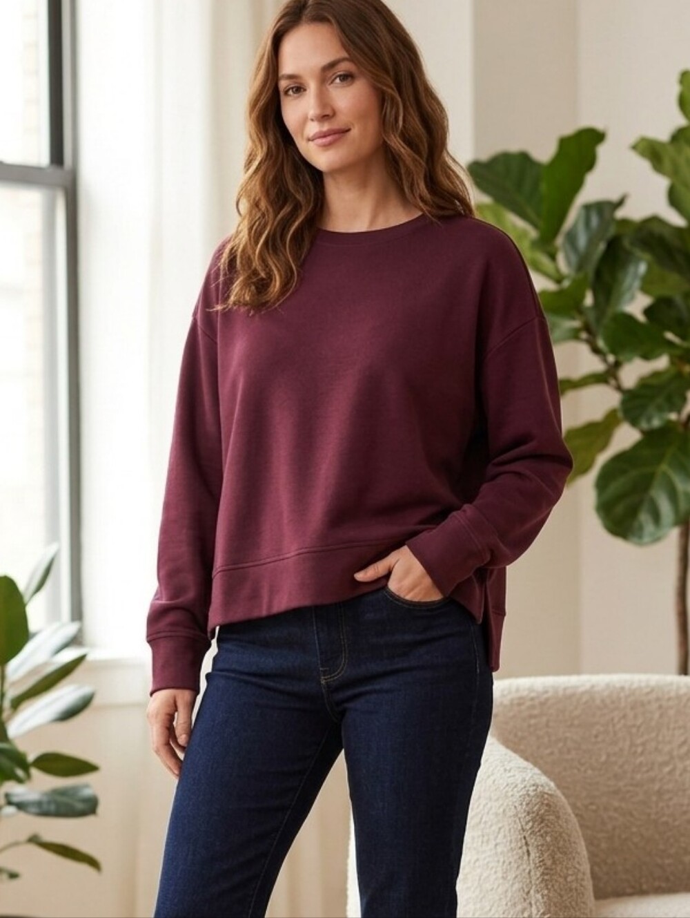 Danskin Crew Sweatshirt